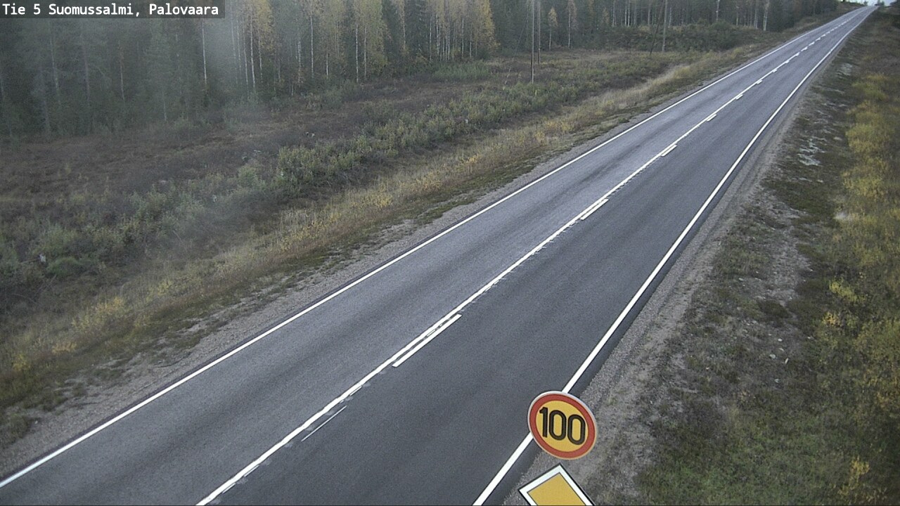 Kelikamerat Kuva Tie 5 Suomussalmi, Palovaara, Suomussalmi, Kainuu