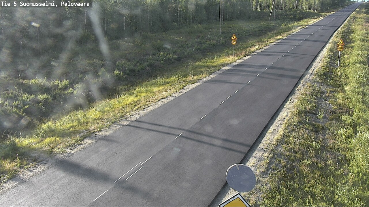 Kelikamerat Kuva Tie 5 Suomussalmi, Palovaara, Suomussalmi, Kainuu