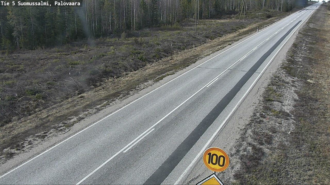 Kelikamerat Kuva Tie 5 Suomussalmi, Palovaara, Suomussalmi, Kainuu