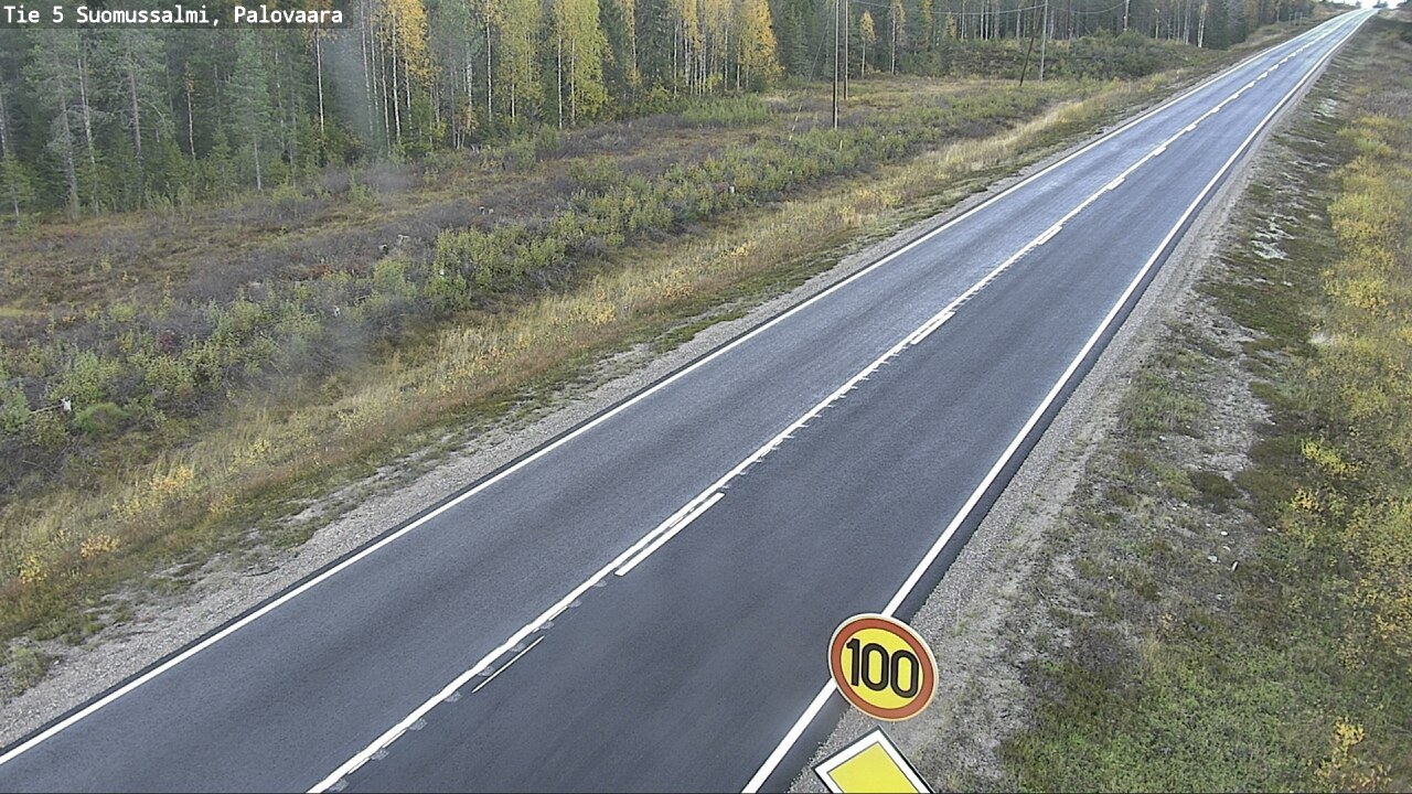 Kelikamerat Kuva Tie 5 Suomussalmi, Palovaara, Suomussalmi, Kainuu