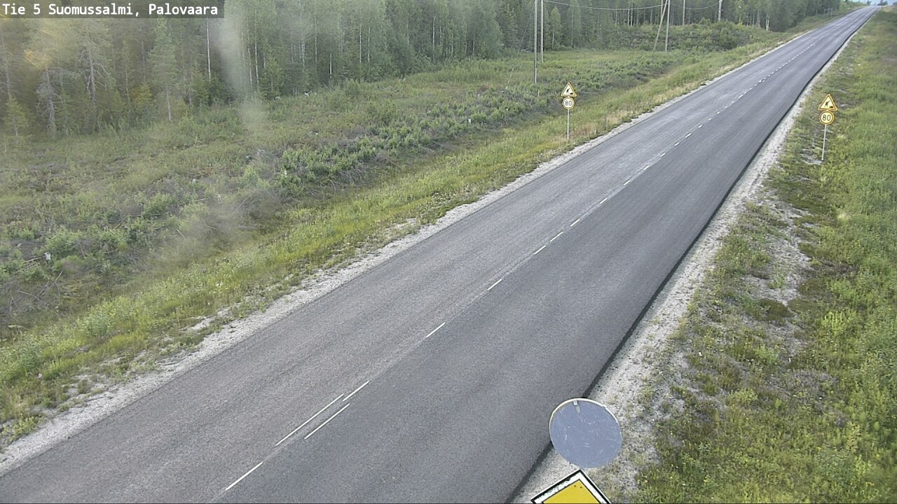 Kelikamerat Kuva Tie 5 Suomussalmi, Palovaara, Suomussalmi, Kainuu