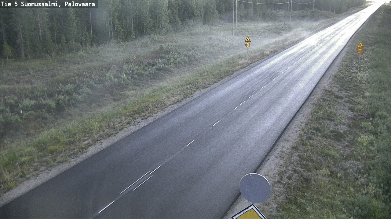 Kelikamerat Kuva Tie 5 Suomussalmi, Palovaara, Suomussalmi, Kainuu