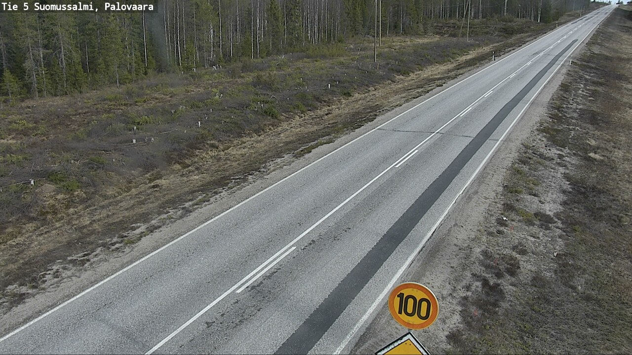 Kelikamerat Kuva Tie 5 Suomussalmi, Palovaara, Suomussalmi, Kainuu