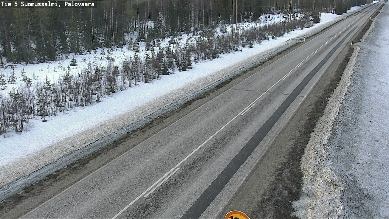 Weather Camera Image Road 5 Suomussalmi, Palovaara, Suomussalmi, Kainuu