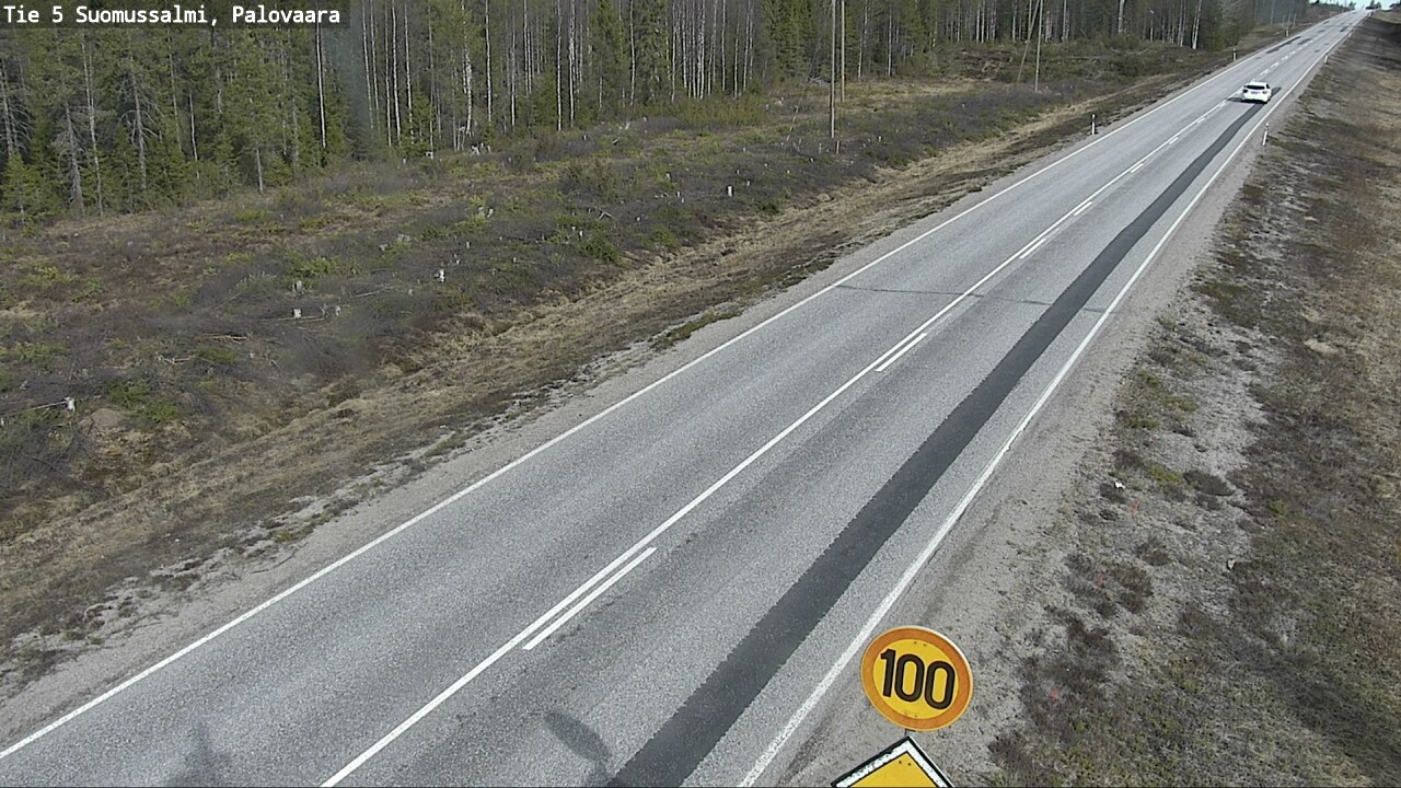 Kelikamerat Kuva Tie 5 Suomussalmi, Palovaara, Suomussalmi, Kainuu