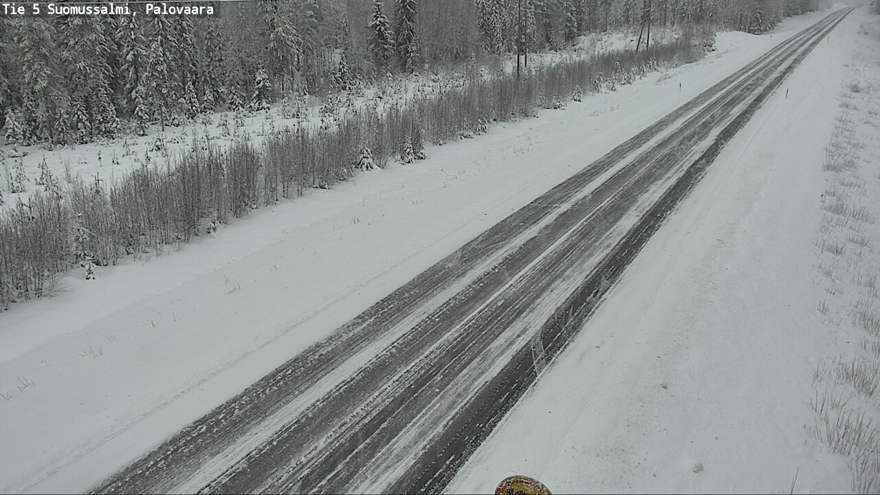 Weather Camera Image Road 5 Suomussalmi, Palovaara, Suomussalmi, Kainuu