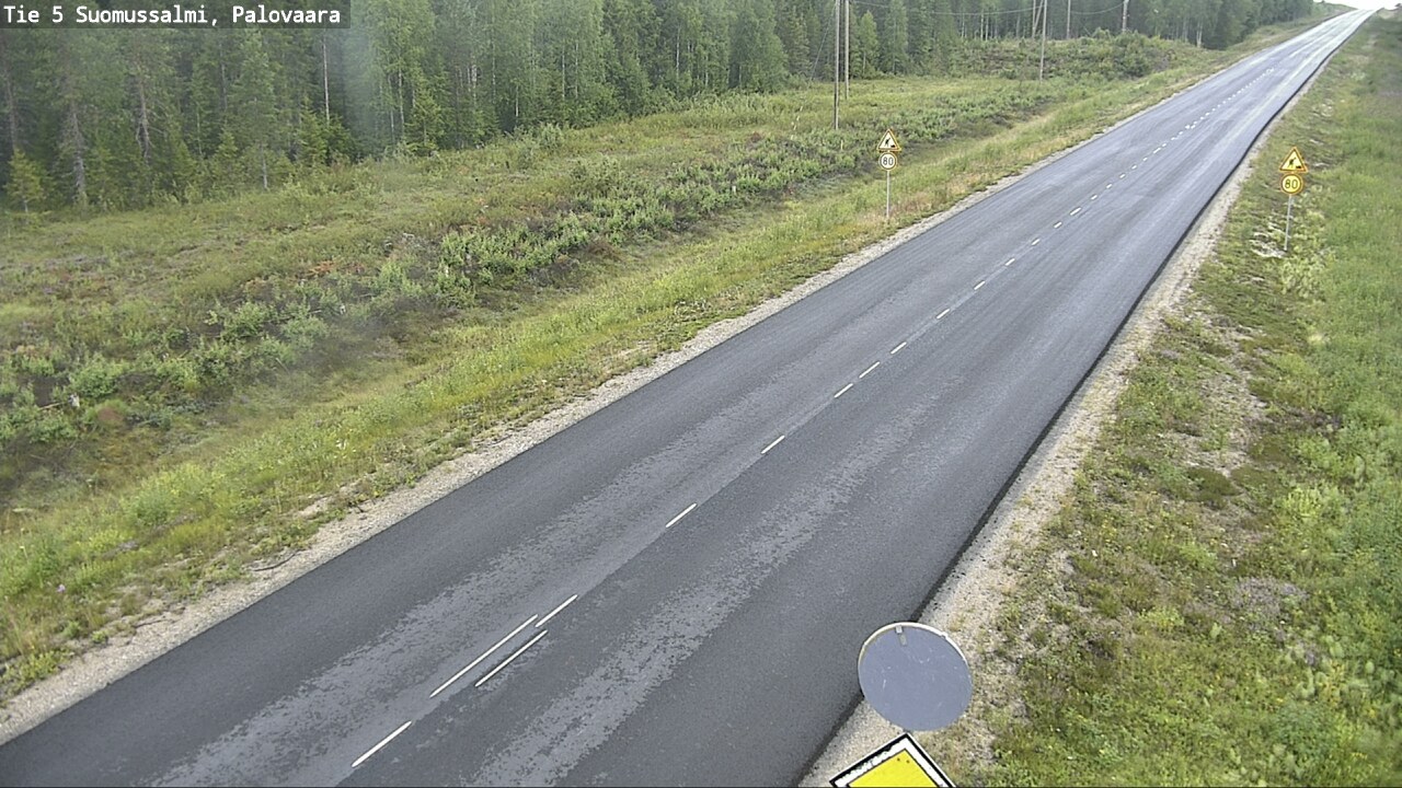Kelikamerat Kuva Tie 5 Suomussalmi, Palovaara, Suomussalmi, Kainuu