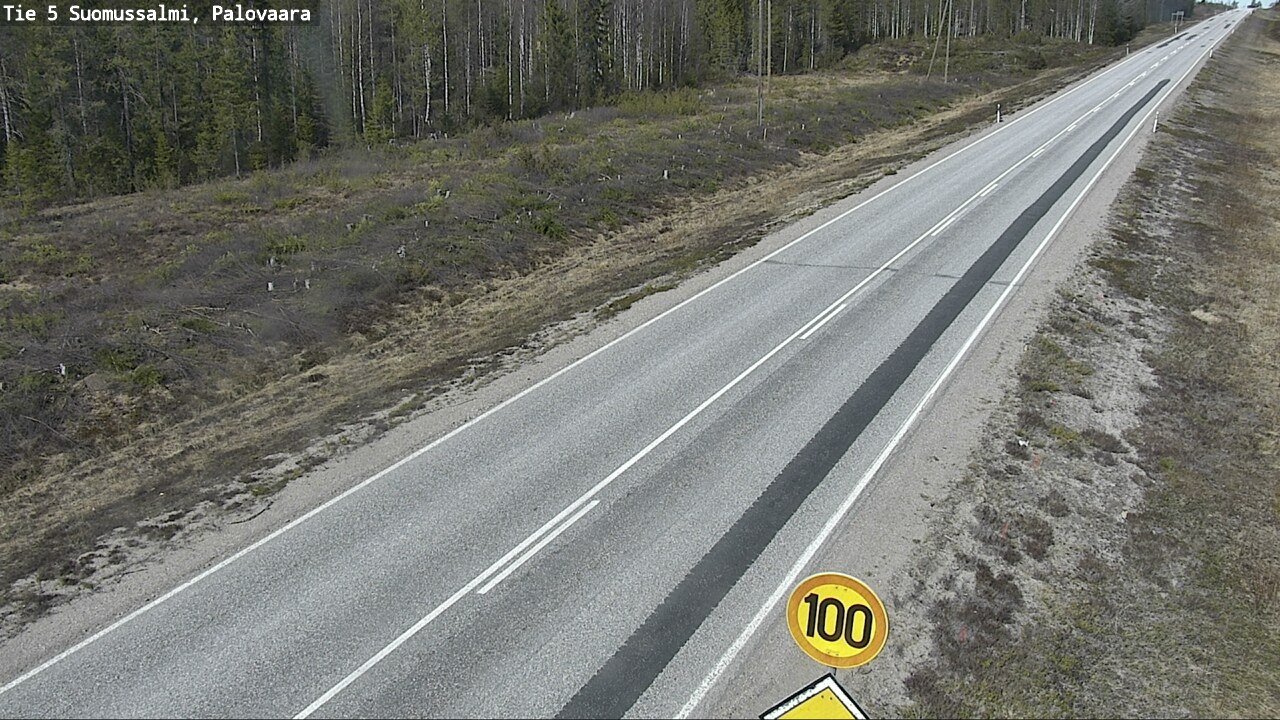 Kelikamerat Kuva Tie 5 Suomussalmi, Palovaara, Suomussalmi, Kainuu