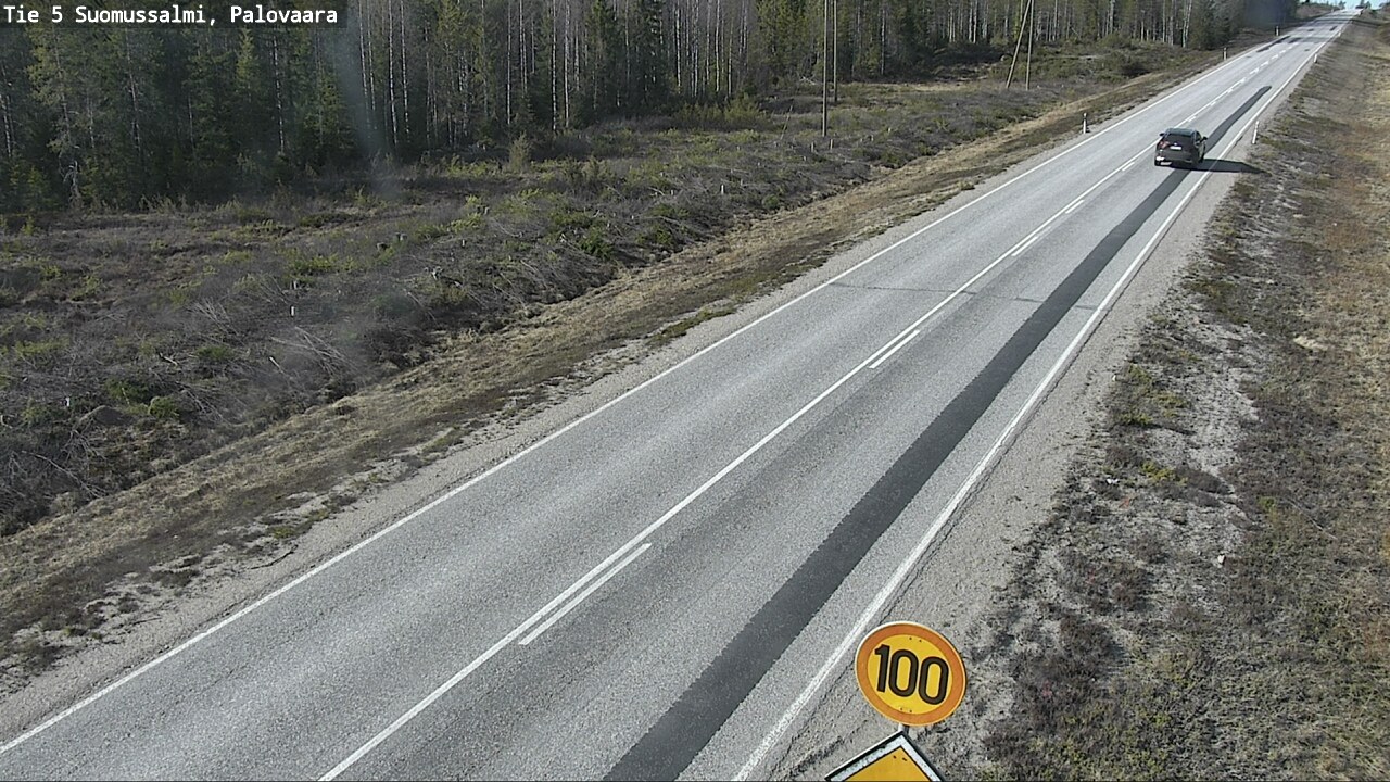 Kelikamerat Kuva Tie 5 Suomussalmi, Palovaara, Suomussalmi, Kainuu