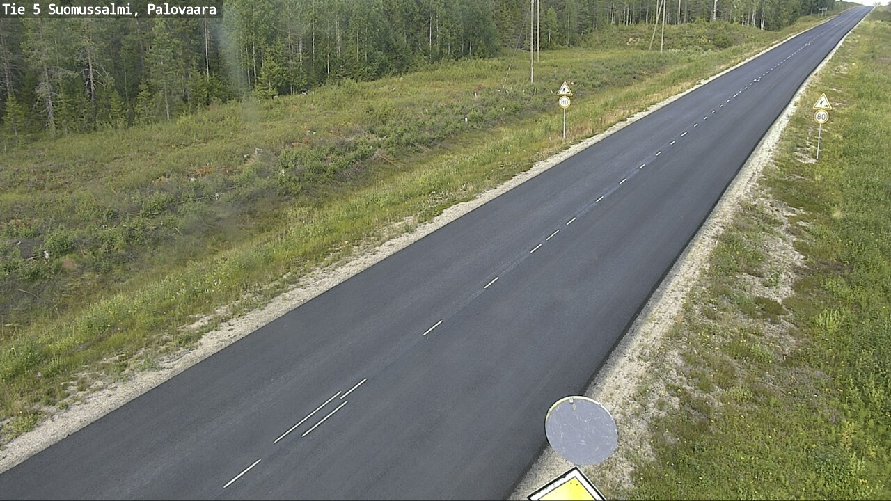 Kelikamerat Kuva Tie 5 Suomussalmi, Palovaara, Suomussalmi, Kainuu