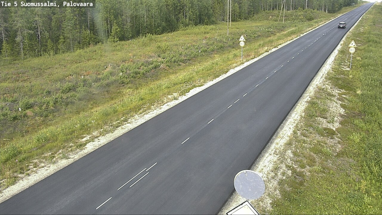 Kelikamerat Kuva Tie 5 Suomussalmi, Palovaara, Suomussalmi, Kainuu
