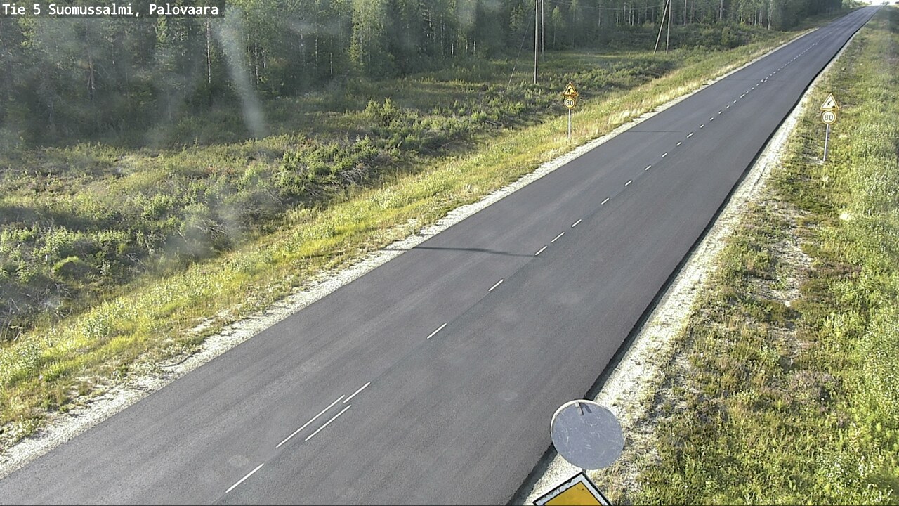 Kelikamerat Kuva Tie 5 Suomussalmi, Palovaara, Suomussalmi, Kainuu