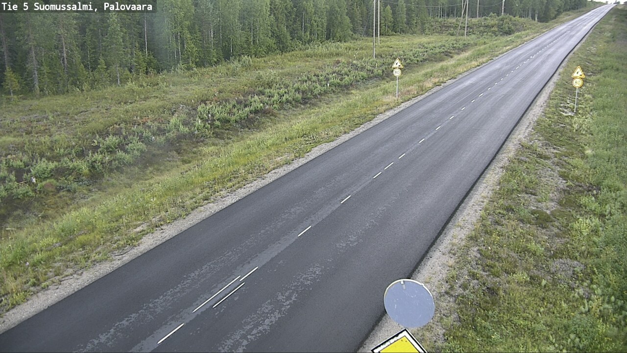 Kelikamerat Kuva Tie 5 Suomussalmi, Palovaara, Suomussalmi, Kainuu