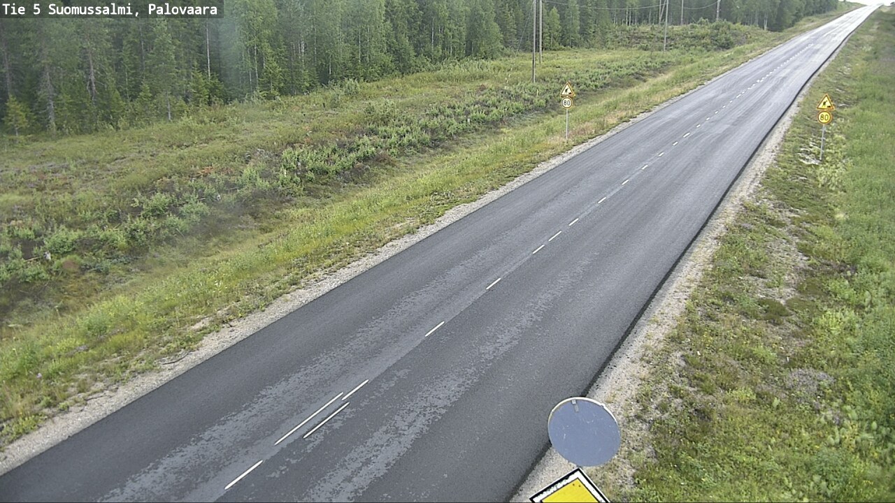Kelikamerat Kuva Tie 5 Suomussalmi, Palovaara, Suomussalmi, Kainuu