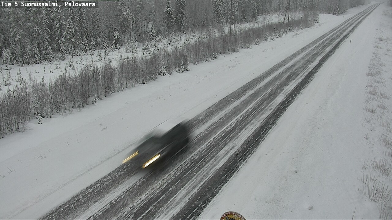 Weather Camera Image Road 5 Suomussalmi, Palovaara, Suomussalmi, Kainuu