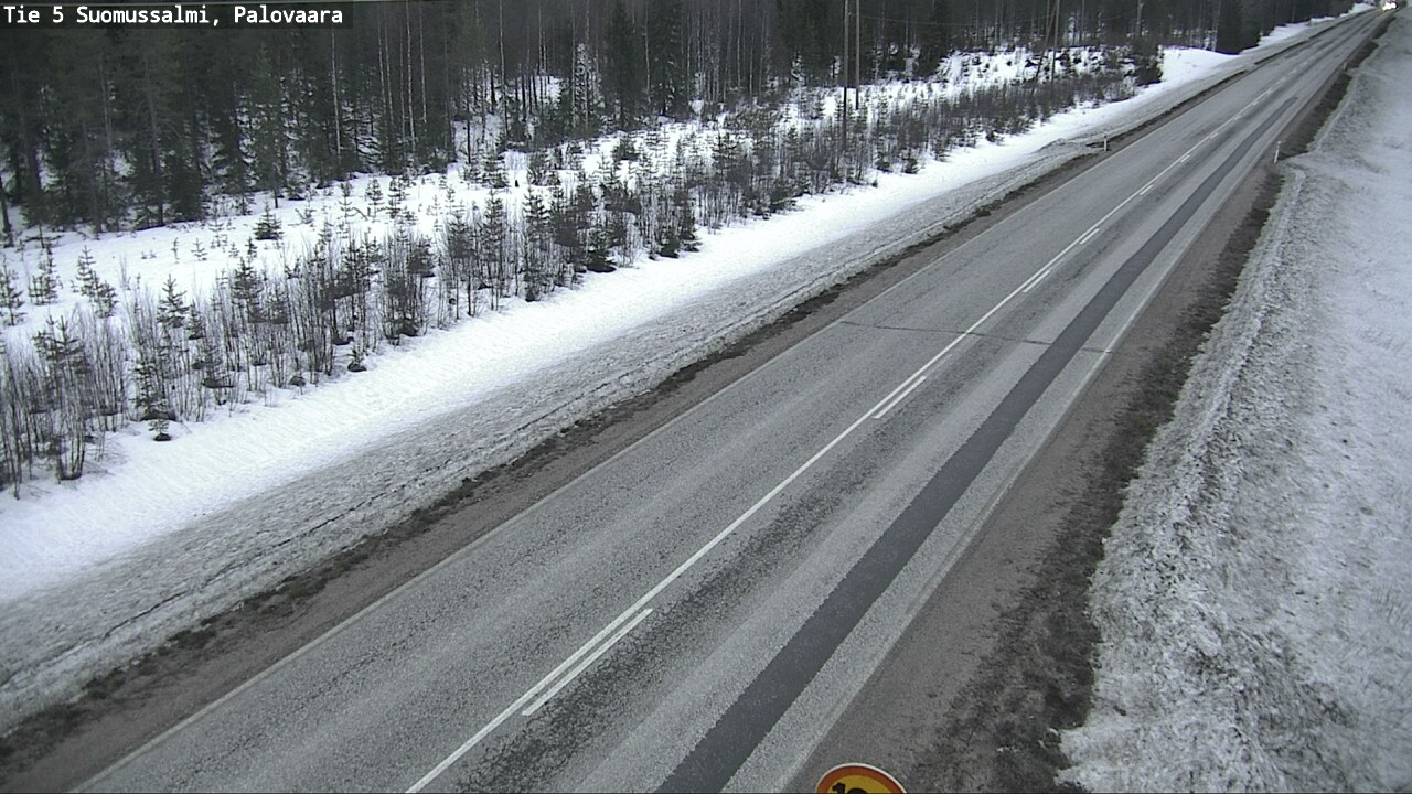 Weather Camera Image Road 5 Suomussalmi, Palovaara, Suomussalmi, Kainuu