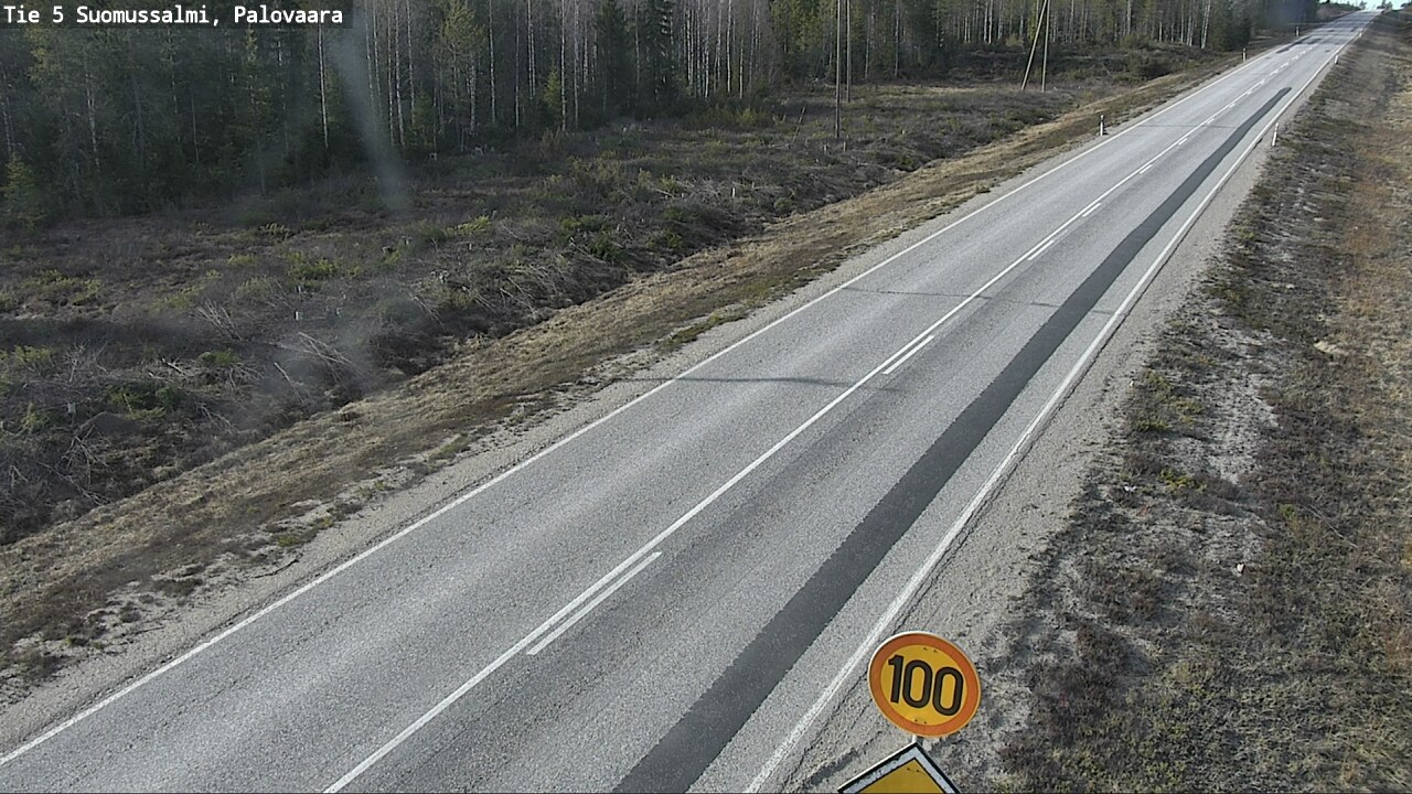 Kelikamerat Kuva Tie 5 Suomussalmi, Palovaara, Suomussalmi, Kainuu