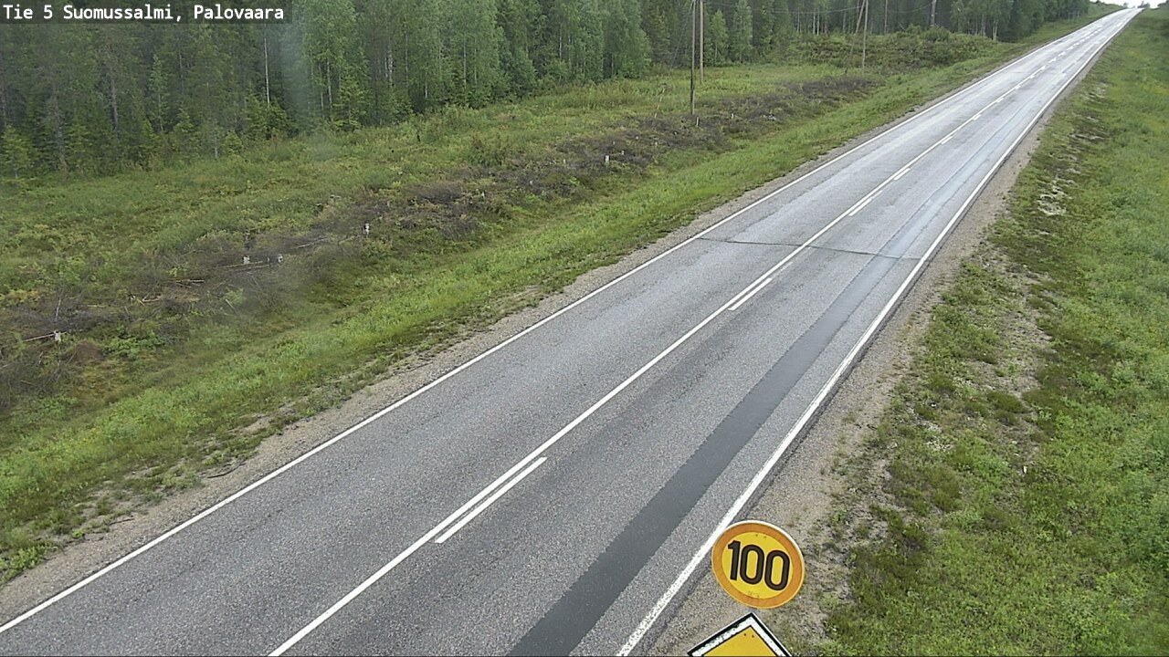 Kelikamerat Kuva Tie 5 Suomussalmi, Palovaara, Suomussalmi, Kainuu