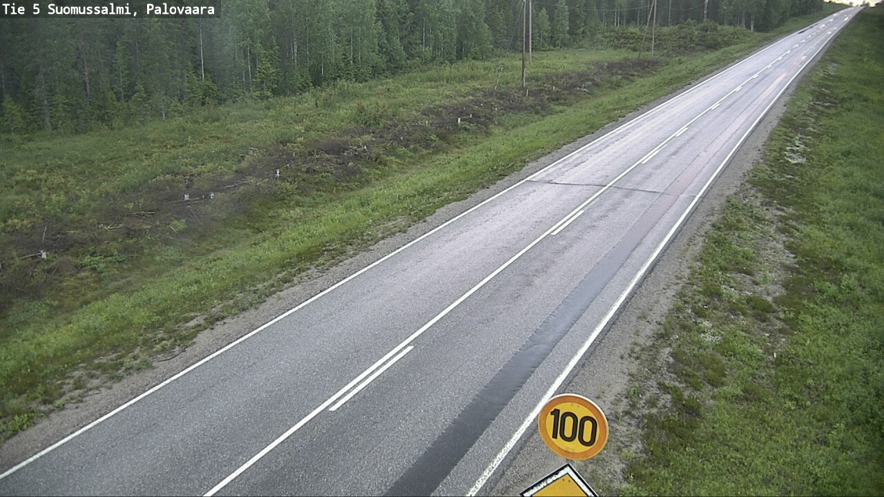 Kelikamerat Kuva Tie 5 Suomussalmi, Palovaara, Suomussalmi, Kainuu