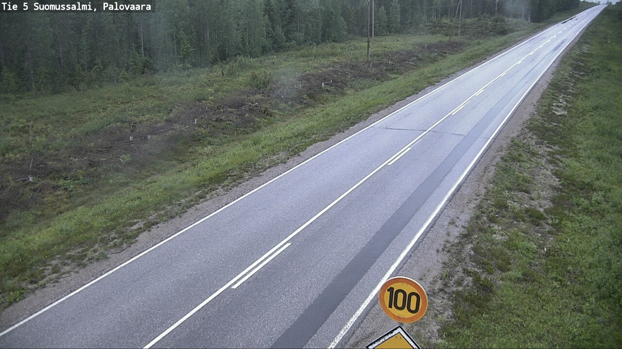 Kelikamerat Kuva Tie 5 Suomussalmi, Palovaara, Suomussalmi, Kainuu