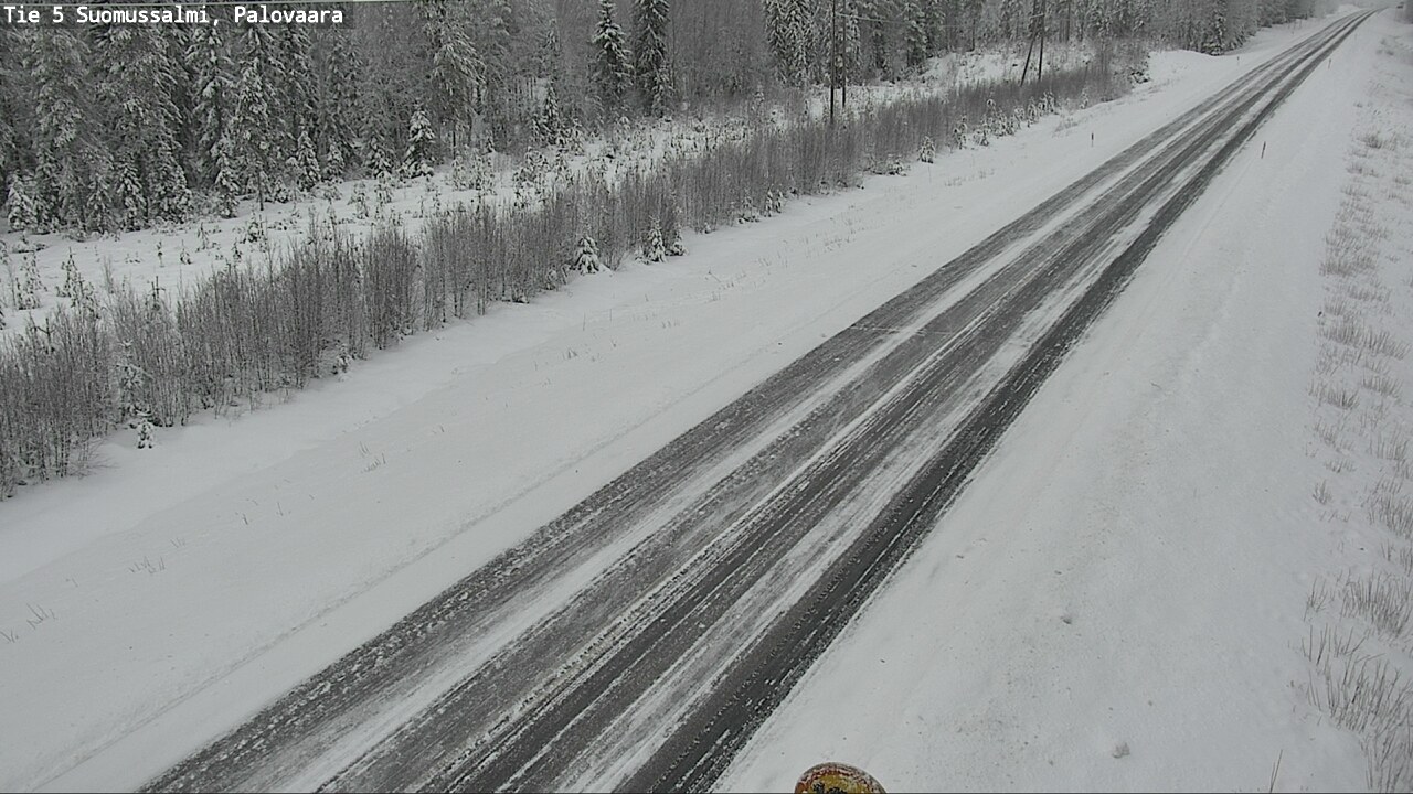 Weather Camera Image Road 5 Suomussalmi, Palovaara, Suomussalmi, Kainuu