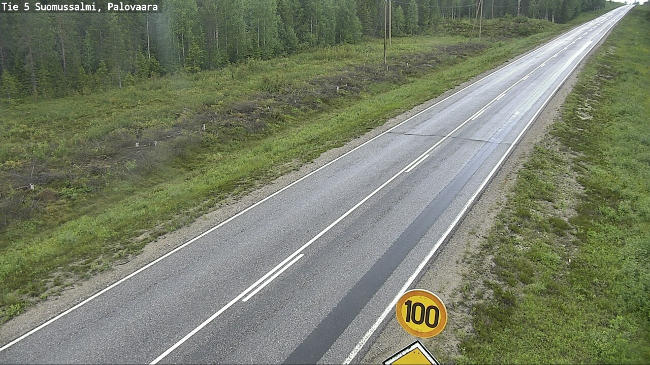 Kelikamerat Kuva Tie 5 Suomussalmi, Palovaara, Suomussalmi, Kainuu