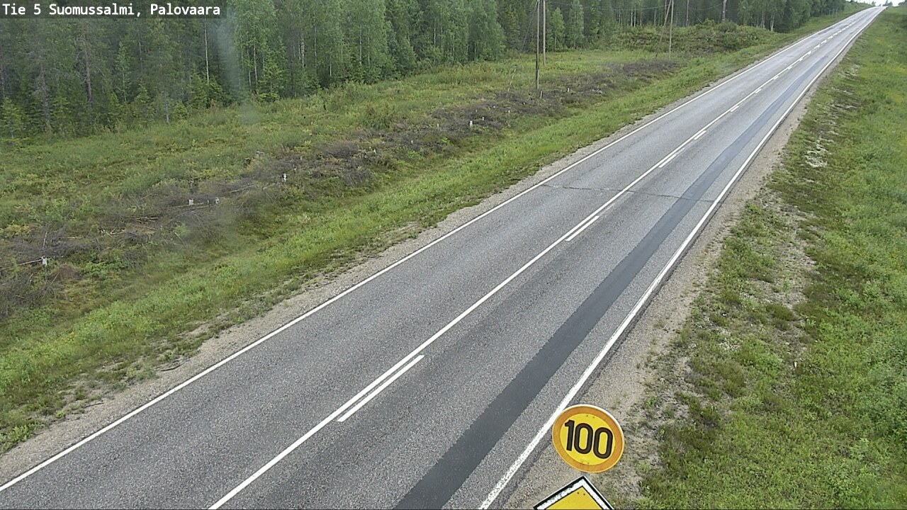 Kelikamerat Kuva Tie 5 Suomussalmi, Palovaara, Suomussalmi, Kainuu