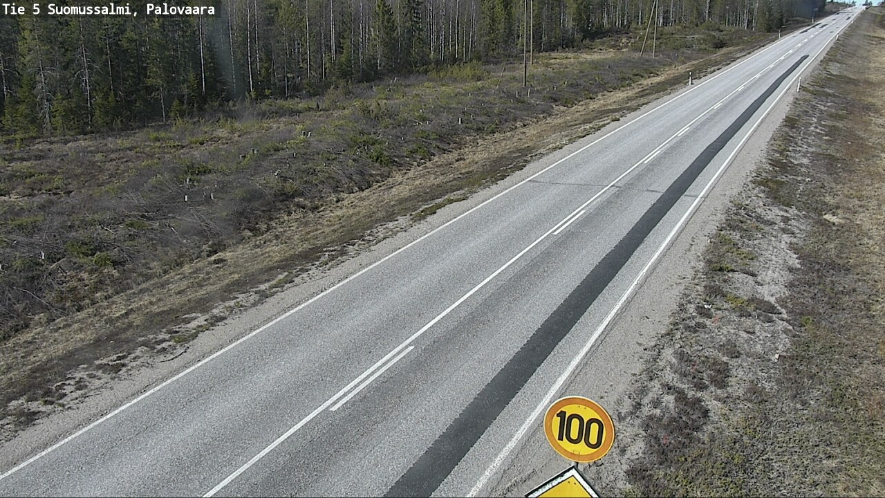 Kelikamerat Kuva Tie 5 Suomussalmi, Palovaara, Suomussalmi, Kainuu