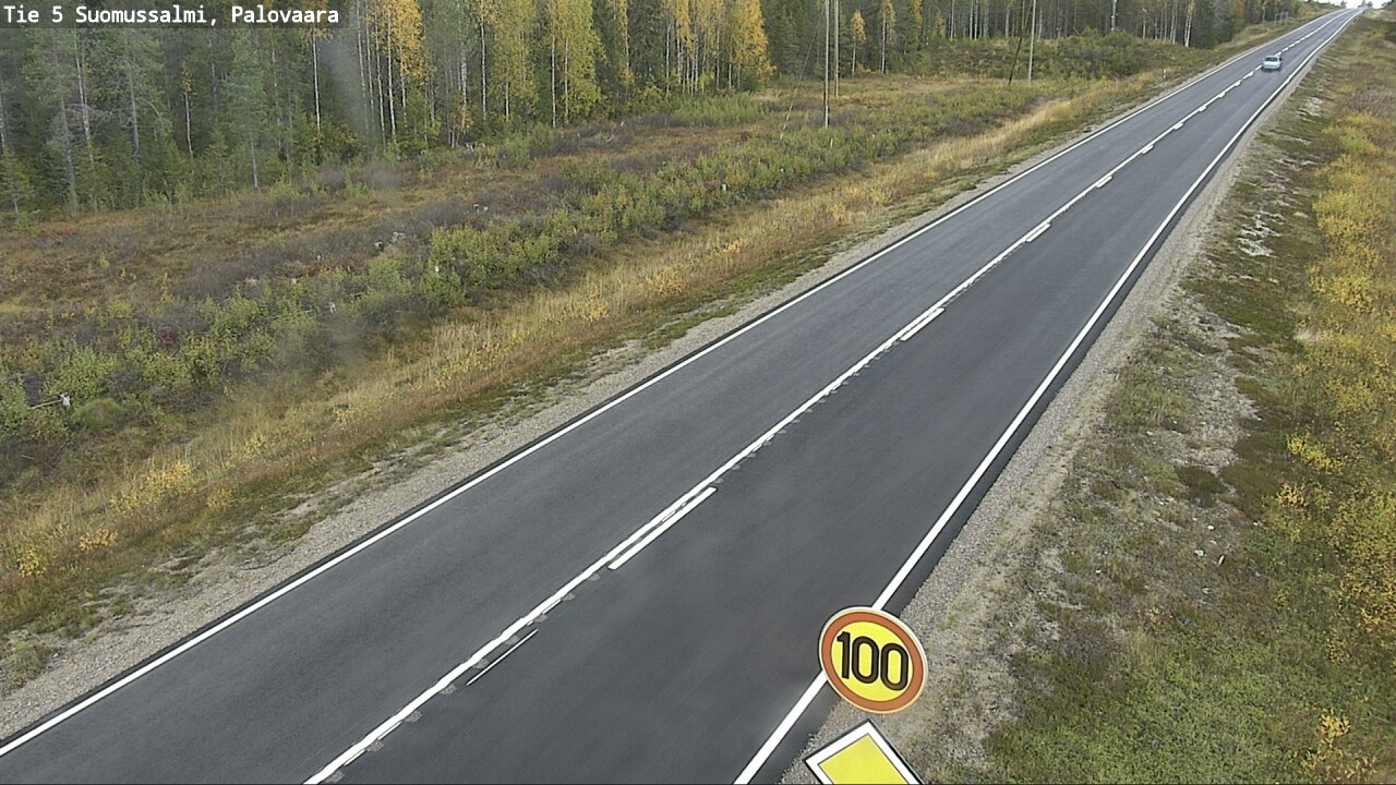 Kelikamerat Kuva Tie 5 Suomussalmi, Palovaara, Suomussalmi, Kainuu