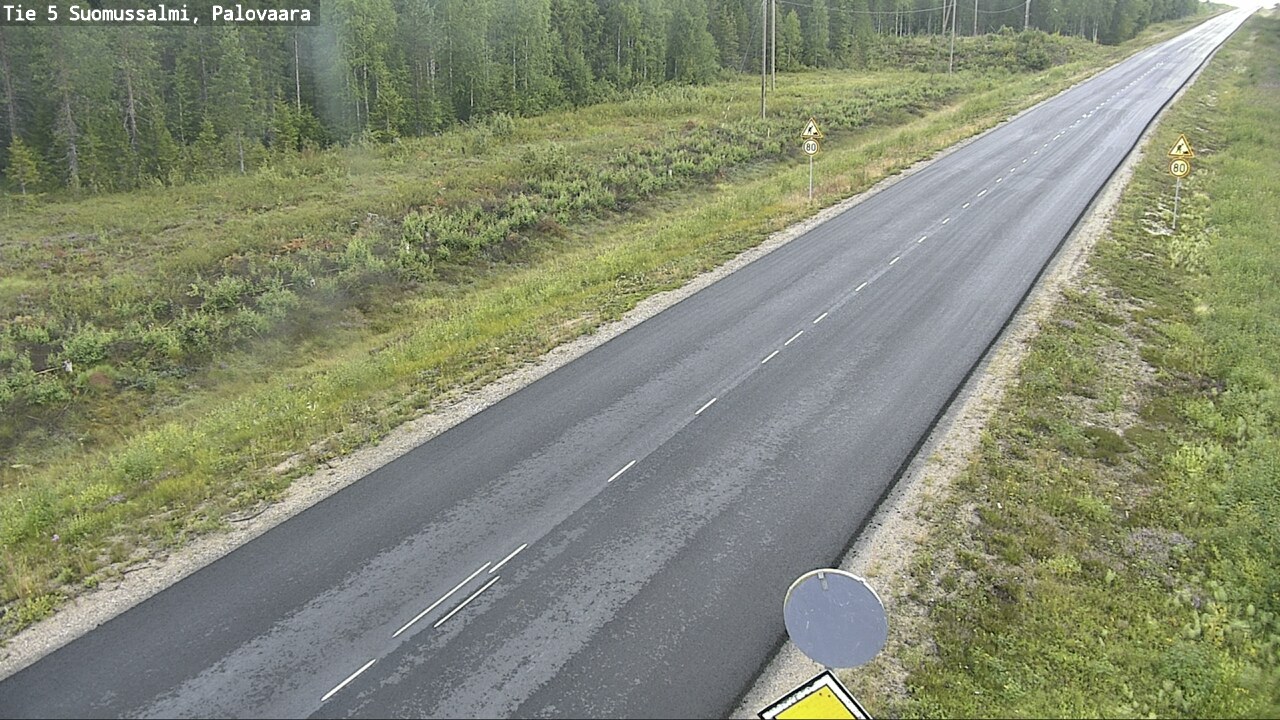 Kelikamerat Kuva Tie 5 Suomussalmi, Palovaara, Suomussalmi, Kainuu