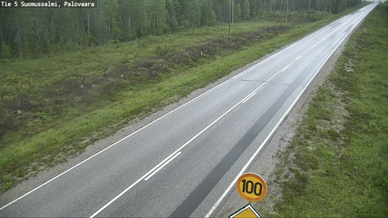 Kelikamerat Kuva Tie 5 Suomussalmi, Palovaara, Suomussalmi, Kainuu