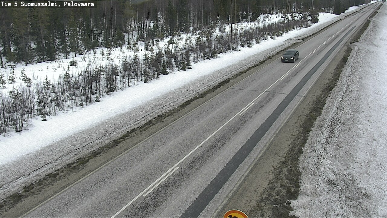 Weather Camera Image Road 5 Suomussalmi, Palovaara, Suomussalmi, Kainuu