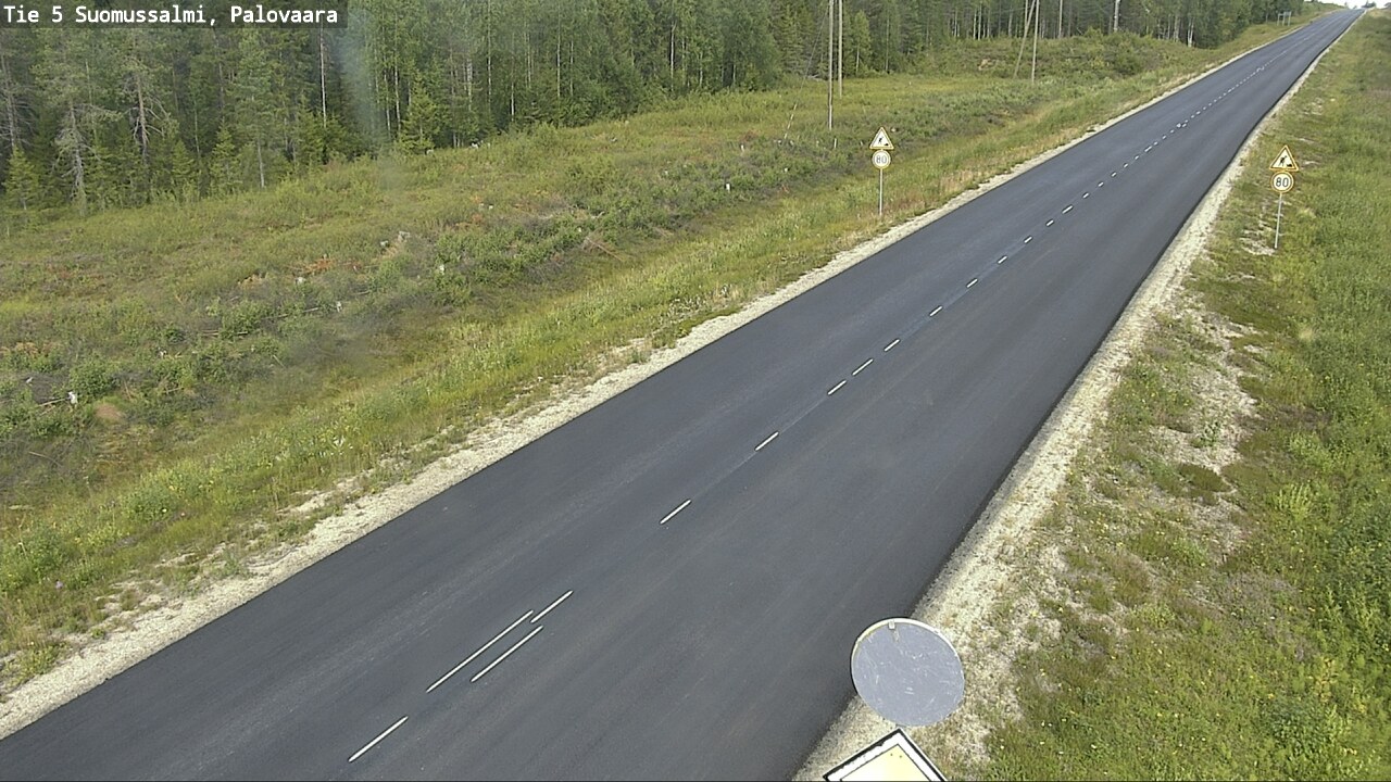 Kelikamerat Kuva Tie 5 Suomussalmi, Palovaara, Suomussalmi, Kainuu