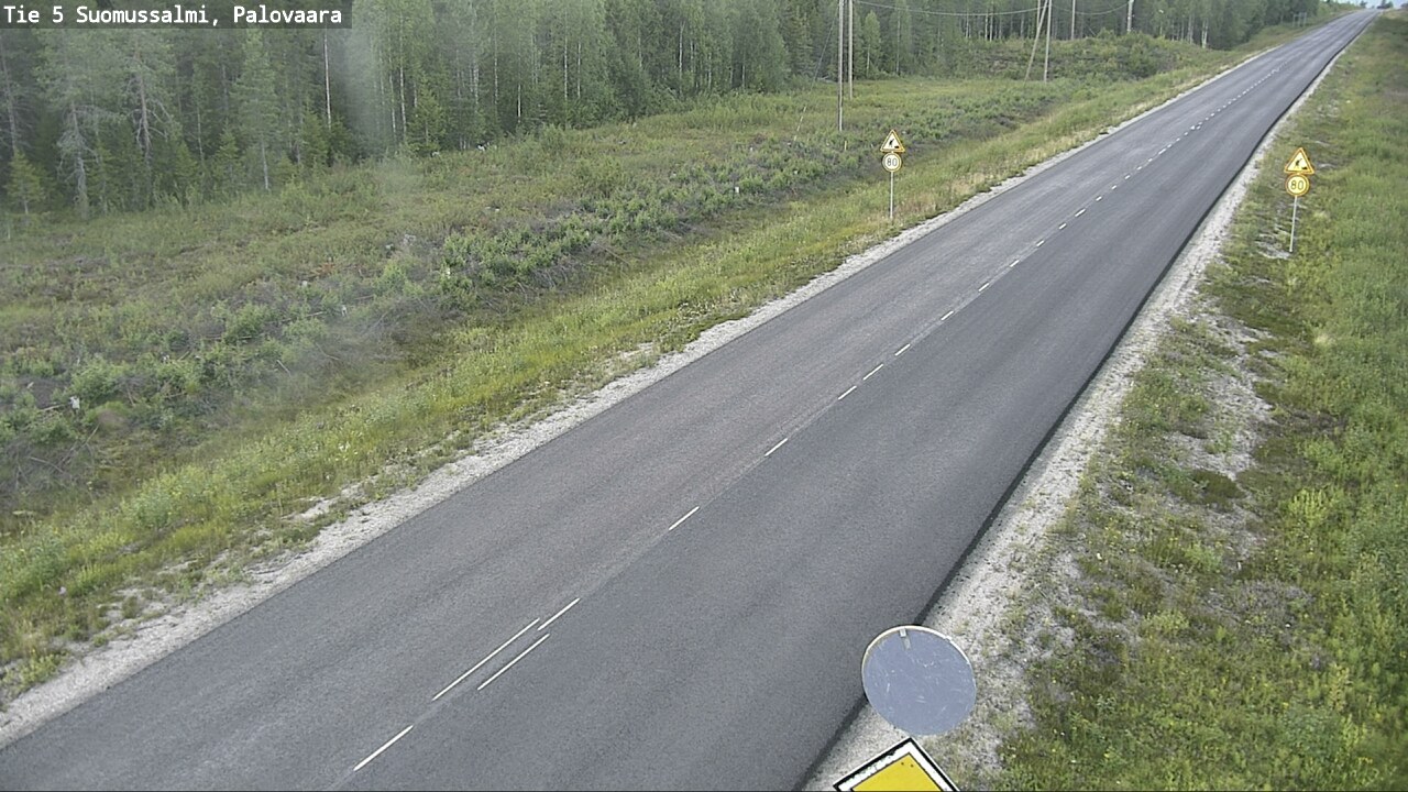Kelikamerat Kuva Tie 5 Suomussalmi, Palovaara, Suomussalmi, Kainuu
