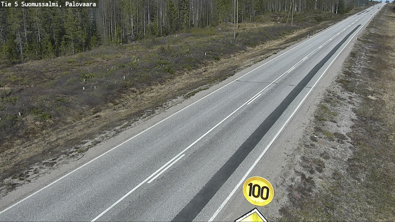 Kelikamerat Kuva Tie 5 Suomussalmi, Palovaara, Suomussalmi, Kainuu