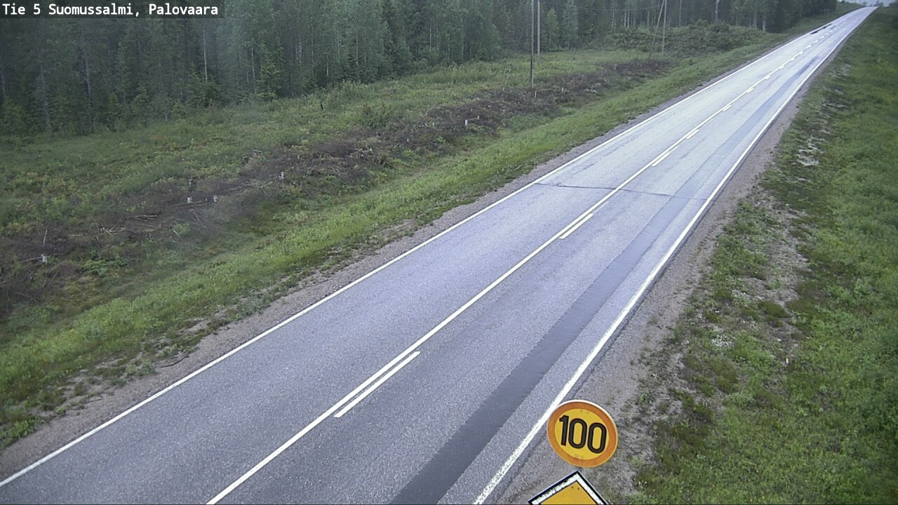 Kelikamerat Kuva Tie 5 Suomussalmi, Palovaara, Suomussalmi, Kainuu