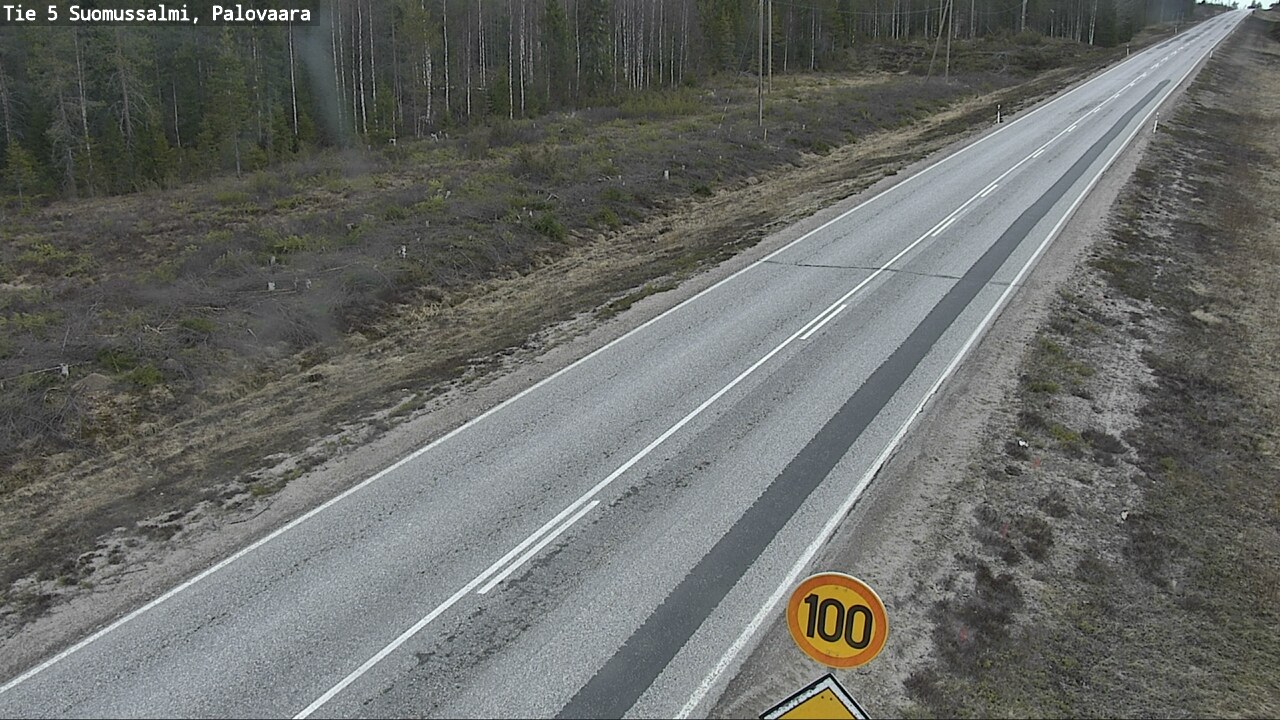 Kelikamerat Kuva Tie 5 Suomussalmi, Palovaara, Suomussalmi, Kainuu
