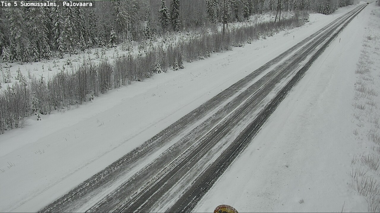 Weather Camera Image Road 5 Suomussalmi, Palovaara, Suomussalmi, Kainuu