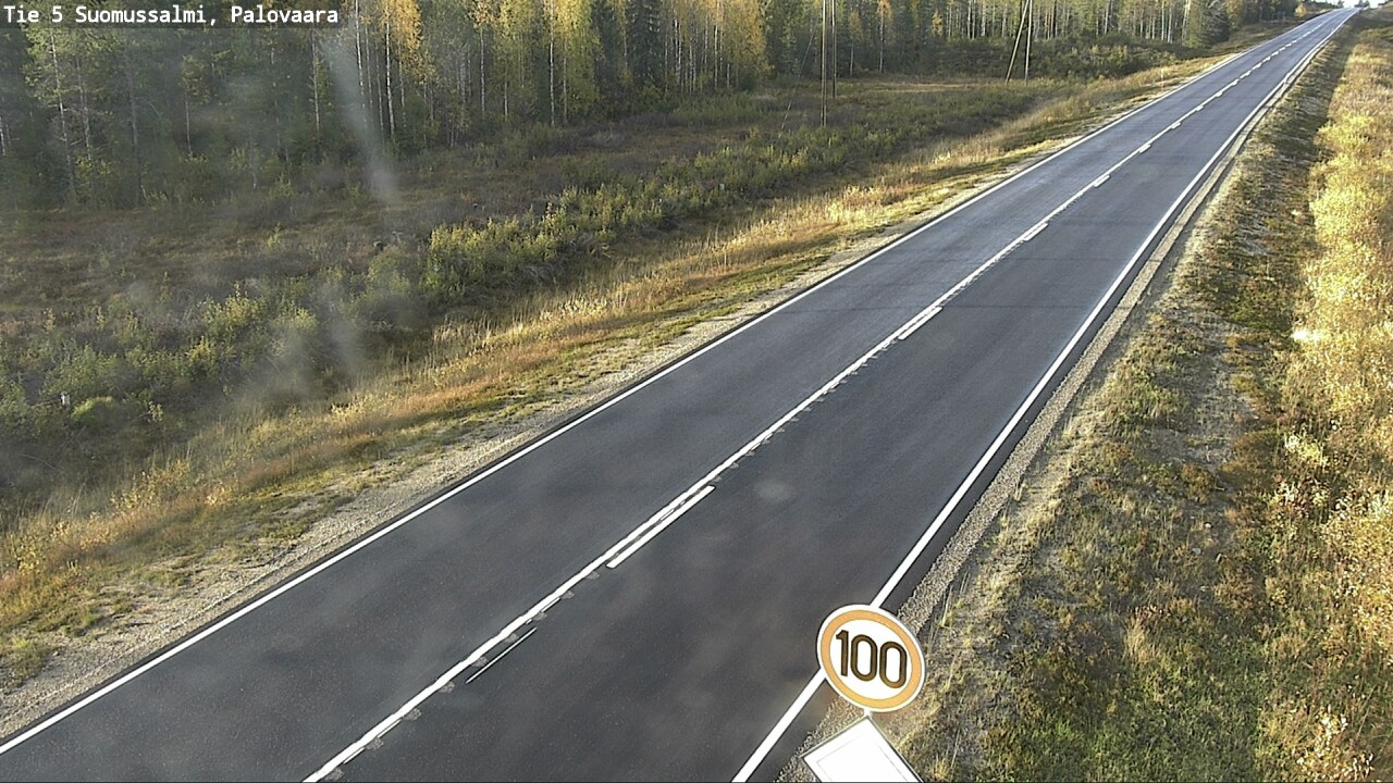 Kelikamerat Kuva Tie 5 Suomussalmi, Palovaara, Suomussalmi, Kainuu