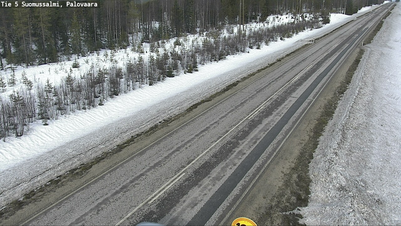 Weather Camera Image Road 5 Suomussalmi, Palovaara, Suomussalmi, Kainuu