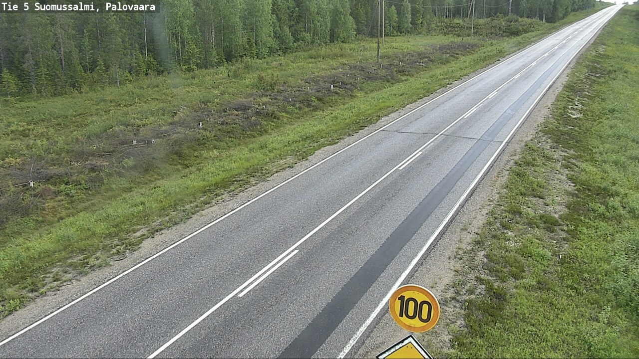 Kelikamerat Kuva Tie 5 Suomussalmi, Palovaara, Suomussalmi, Kainuu