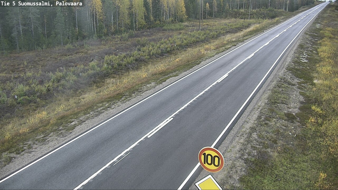 Kelikamerat Kuva Tie 5 Suomussalmi, Palovaara, Suomussalmi, Kainuu