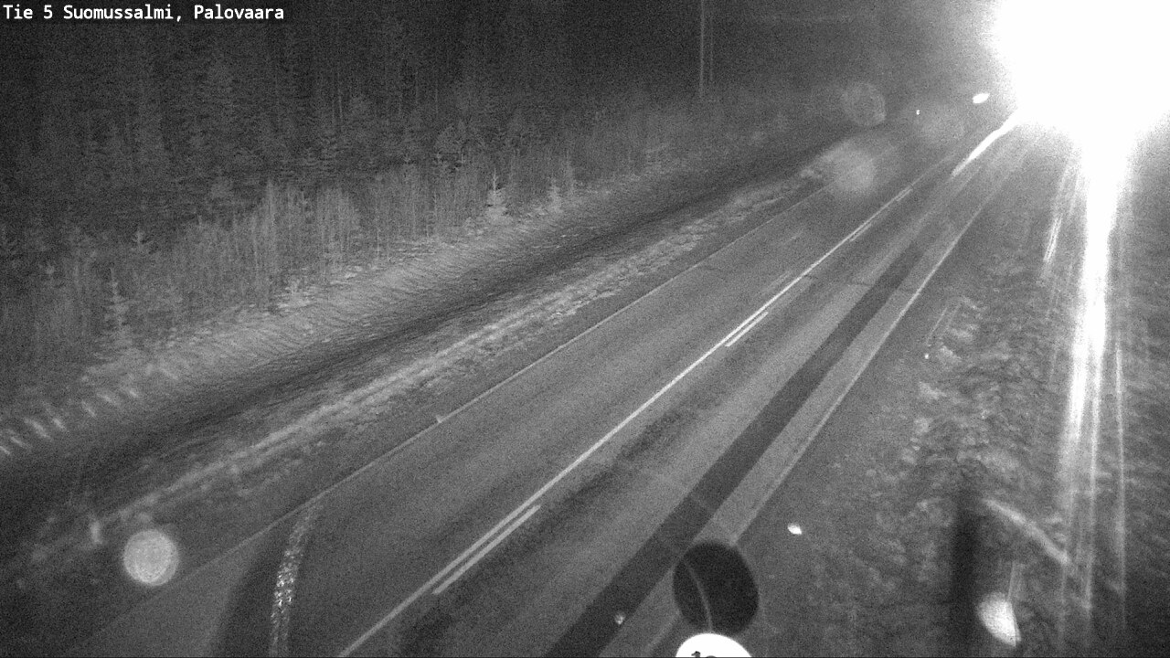 Weather Camera Image Road 5 Suomussalmi, Palovaara, Suomussalmi, Kainuu