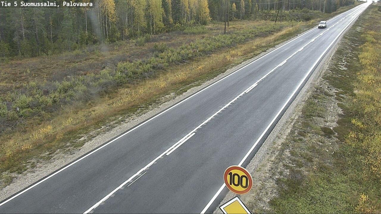 Kelikamerat Kuva Tie 5 Suomussalmi, Palovaara, Suomussalmi, Kainuu