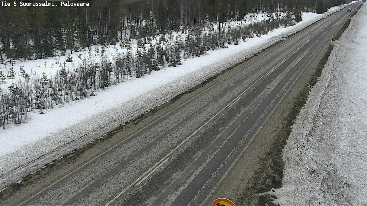 Weather Camera Image Road 5 Suomussalmi, Palovaara, Suomussalmi, Kainuu