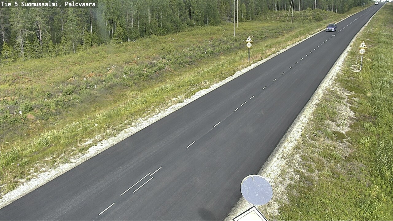 Kelikamerat Kuva Tie 5 Suomussalmi, Palovaara, Suomussalmi, Kainuu