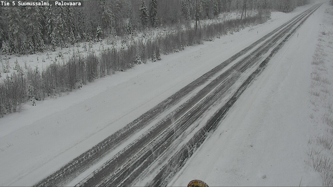 Weather Camera Image Road 5 Suomussalmi, Palovaara, Suomussalmi, Kainuu