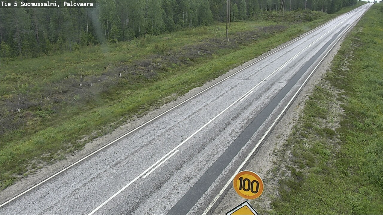 Kelikamerat Kuva Tie 5 Suomussalmi, Palovaara, Suomussalmi, Kainuu