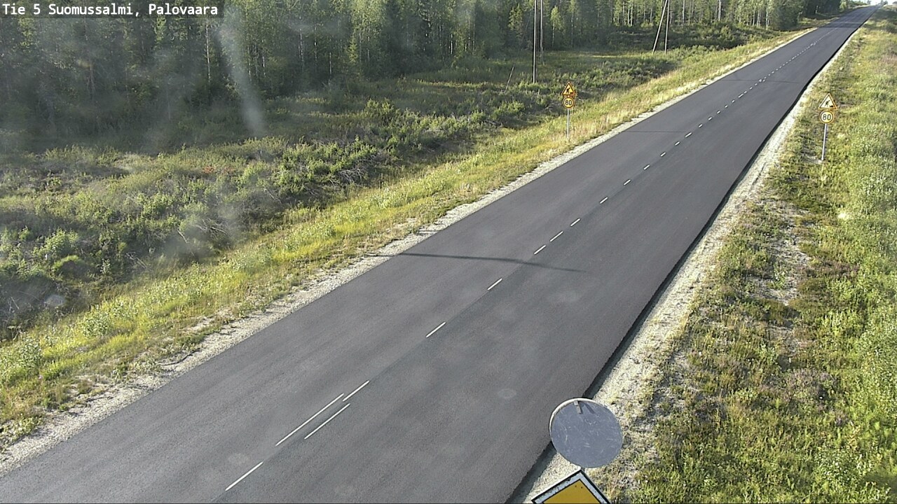 Kelikamerat Kuva Tie 5 Suomussalmi, Palovaara, Suomussalmi, Kainuu