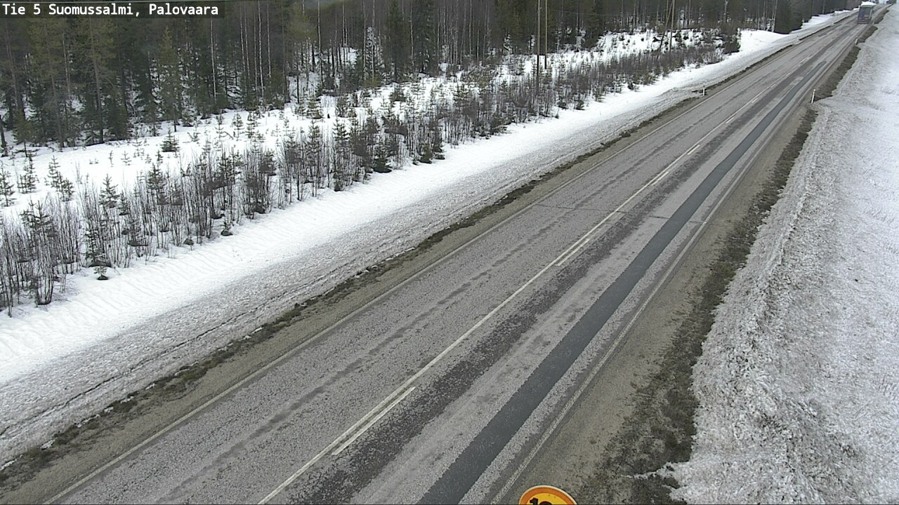 Weather Camera Image Road 5 Suomussalmi, Palovaara, Suomussalmi, Kainuu